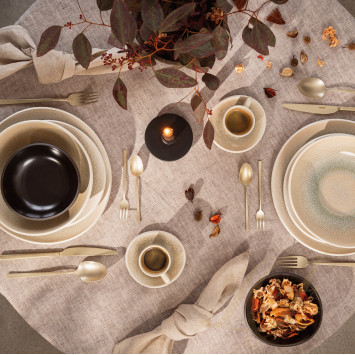 Набор из 24 предметов коллекции Junto Dune + Junto Slate Grey бренда Rosenthal