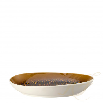 Тарелка глубокая 33см коллекции Junto Amber бренда Rosenthal