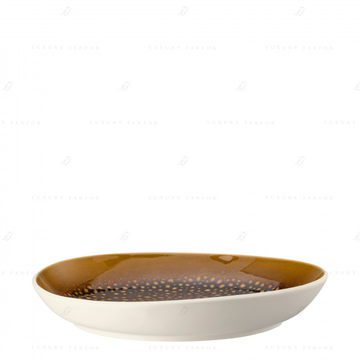 Тарелка глубокая 33см коллекции Junto Amber бренда Rosenthal