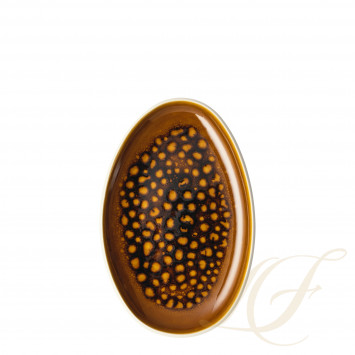 Блюдо овальное 25см коллекции Junto Amber бренда Rosenthal