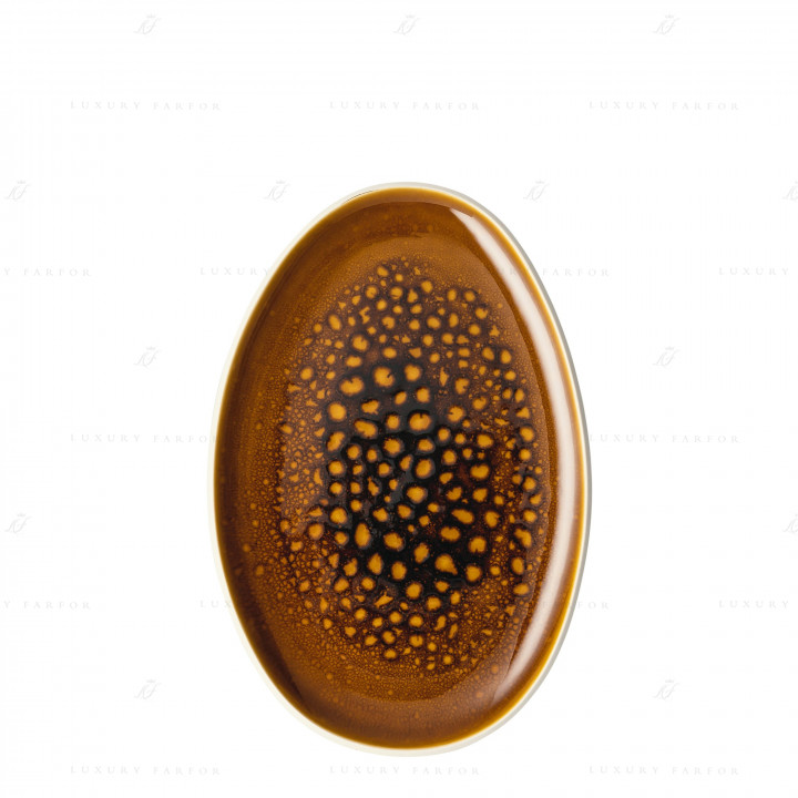 Блюдо овальное 28см коллекции Junto Amber бренда Rosenthal