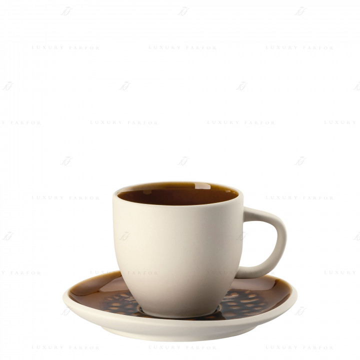 Чашка кофейная с блюдцем 0,24л коллекции Junto Amber бренда Rosenthal