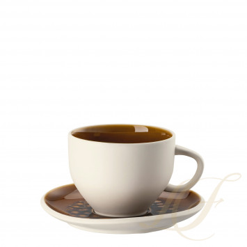 Чашка с блюдцем 0,33л коллекции Junto Amber бренда Rosenthal