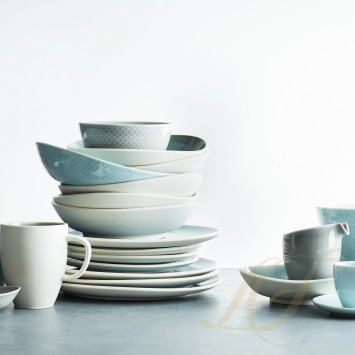 Столовый сервиз на 6 персон коллекции Junto Aquamarine бренда Rosenthal