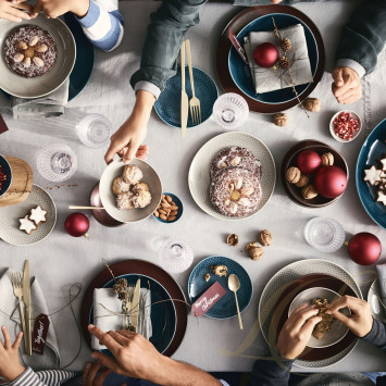 Тарелка 22см коллекции Junto Pearl Grey бренда Rosenthal