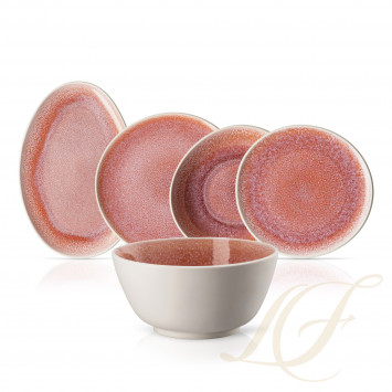 Столовый сервиз на 6 персон коллекции Junto Rose Quartz бренда Rosenthal