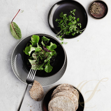 Столовый сервиз на 6 персон коллекции Junto Slate Grey бренда Rosenthal