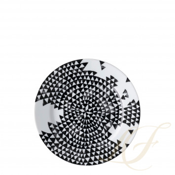 Тарелка закусочная 21см коллекции Magic Garden Black Seeds бренда Rosenthal