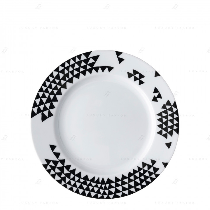 Тарелка главная 28см коллекции Magic Garden Black Seeds бренда Rosenthal