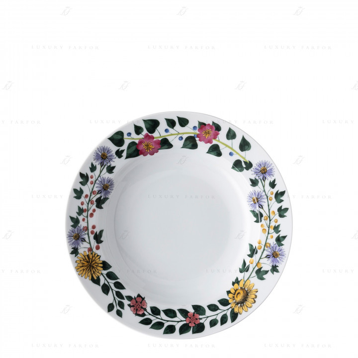 Тарелка суповая 23см коллекции Magic Garden Blossom бренда Rosenthal