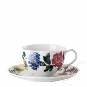 Чашка капучино с блюдцем 0,38л коллекции Magic Garden Blossom бренда Rosenthal