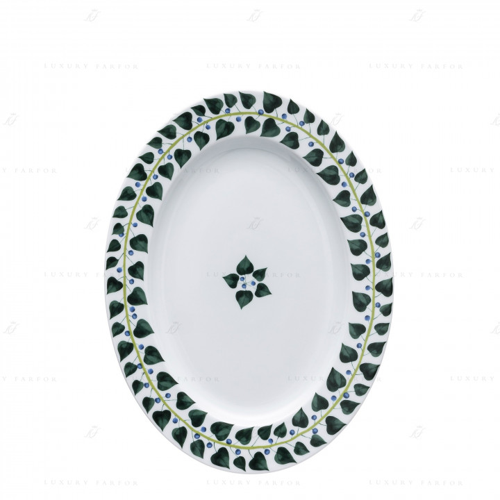 Блюдо овальное 32см коллекции Magic Garden Foliage бренда Rosenthal