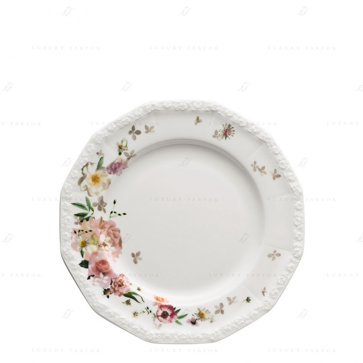 Тарелка главная 25см коллекции Maria Pink Rose бренда Rosenthal