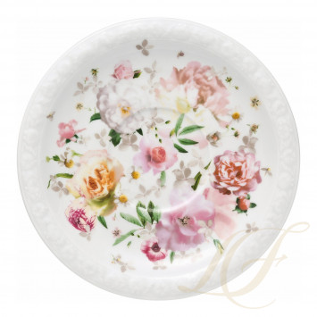 Чаша суповая с блюдцем 0,27л коллекции Maria Pink Rose бренда Rosenthal