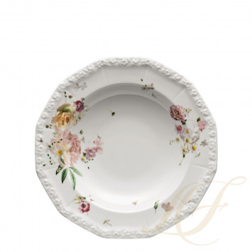 Тарелка для спагетти 28см коллекции Maria Pink Rose бренда Rosenthal