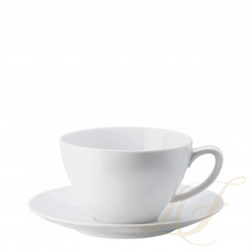 Чашка Café au Lait с блюдцем 0,44л коллекции Mesh бренда Rosenthal