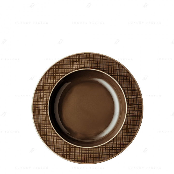 Тарелка глубокая 23см коллекции Mesh Colour 