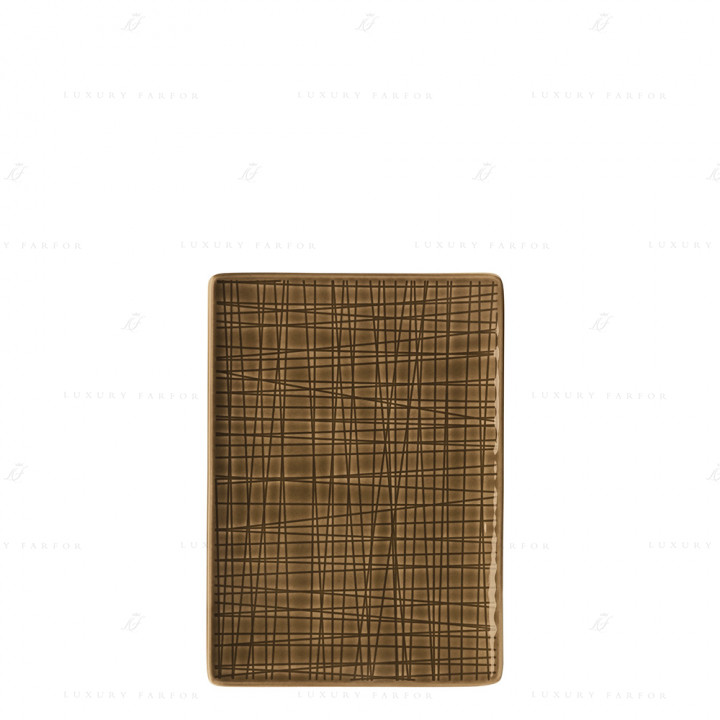 Блюдо прямоугольное 18см коллекции Mesh Colour 