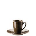 Чашка эспрессо с блюдцем 0,08л коллекции Mesh Colour 