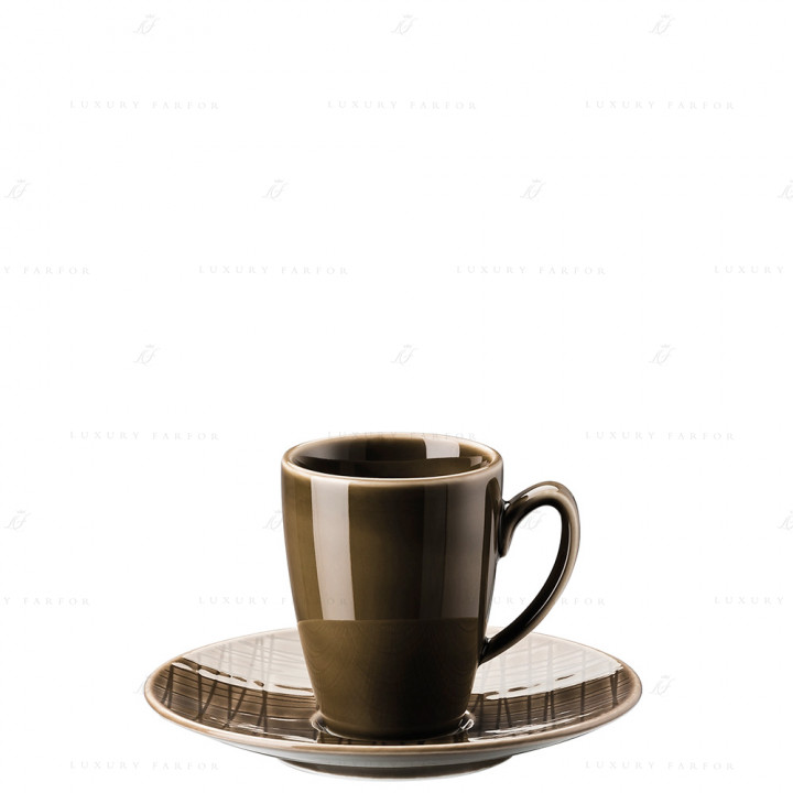 Чашка эспрессо с блюдцем 0,08л коллекции Mesh Colour 