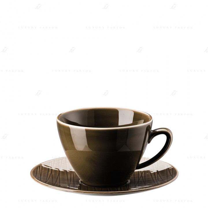 Чашка с блюдцем 0,29л коллекции Mesh Colour 