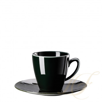 Чашка кофейная с блюдцем 0,18л коллекции Mesh Colour 