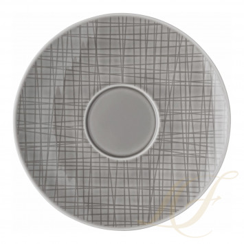 Чаша суповая с блюдцем 0,3л коллекции Mesh Colour 