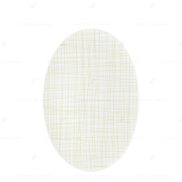 Блюдо овальное 34см коллекции Mesh Line 