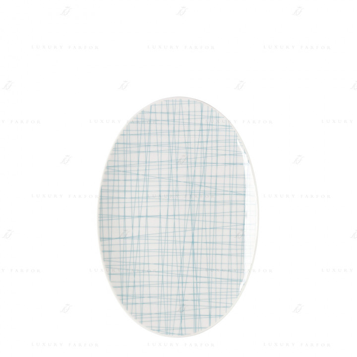 Блюдо овальное 25см коллекции Mesh Line 