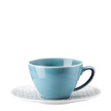 Чашка чайная с блюдцем 0,22л коллекции Mesh Line 