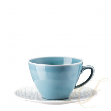 Чашка с блюдцем 0,29л коллекции Mesh Line 