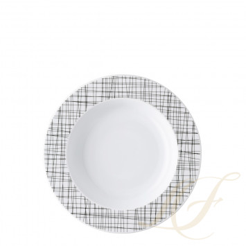 Тарелка глубокая 23см коллекции Mesh Line 