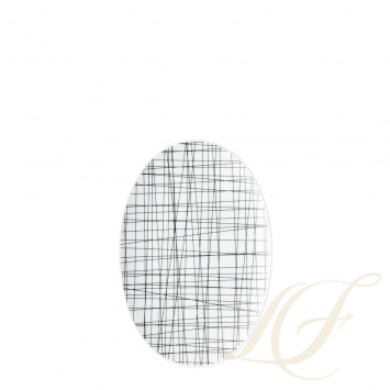 Блюдо овальное 18см коллекции Mesh Line 