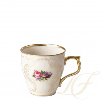 Чашка эспрессо с блюдцем 0,09л коллекции Sanssouci Elfenbein Diplomat бренда Rosenthal