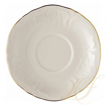 Чаша суповая с блюдцем 0,31л коллекции Sanssouci Elfenbein Gold бренда Rosenthal