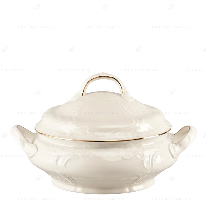 Рагушница 1,50л коллекции Sanssouci Elfenbein Gold бренда Rosenthal