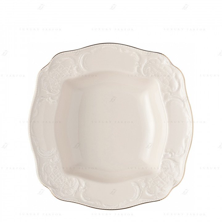 Салатник 30см коллекции Sanssouci Elfenbein Gold бренда Rosenthal