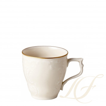 Чашка эспрессо с блюдцем 0,09л коллекции Sanssouci Elfenbein Gold бренда Rosenthal