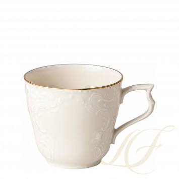 Чашка кофейная с блюдцем 0,21л коллекции Sanssouci Elfenbein Gold бренда Rosenthal