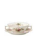 Чаша суповая с блюдцем 0,31л коллекции Sanssouci Elfenbein Ramona бренда Rosenthal