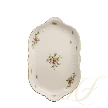 Блюдо овальное 33см коллекции Sanssouci Elfenbein Ramona бренда Rosenthal