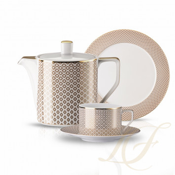 Столовый сервиз на 6 персон, 20 предметов коллекции Francis Carreau Beige бренда Rosenthal