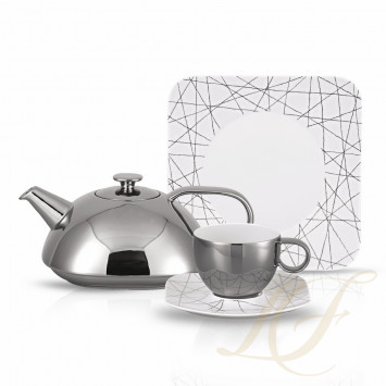 Столовый сервиз на 6 персон, 22 предмета коллекции Free Spirit Stars бренда Rosenthal