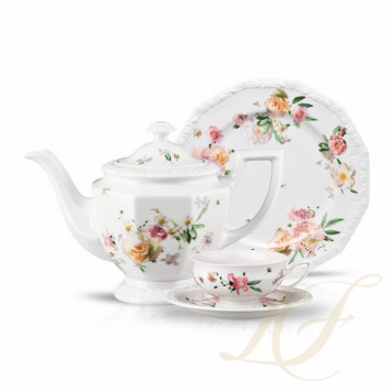 Столовый сервиз на 6 персон, 20 предметов коллекции Maria Pink Rose бренда Rosenthal