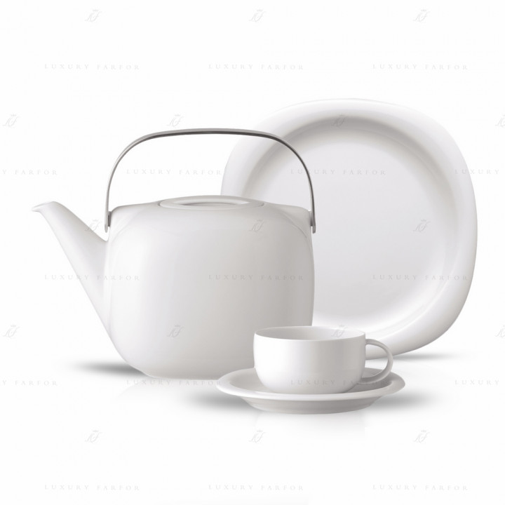 Чайный сервиз на 6 персон, 21 предмет коллекции Suomi бренда Rosenthal
