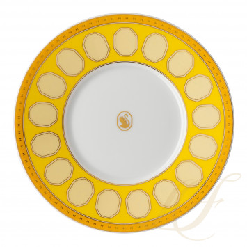 Чашка чайная с блюдцем 0,26л коллекции Signum by Swarovski 