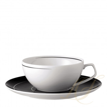 Чашка чайная с блюдцем 0,24л коллекции TAC Dynamic бренда Rosenthal