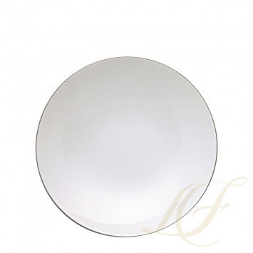 Тарелка главная 28см коллекции TAC Platin бренда Rosenthal