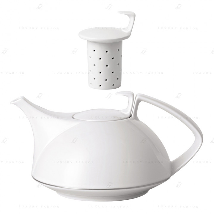 Чайник с ситечком 1,35л коллекции TAC Platin бренда Rosenthal