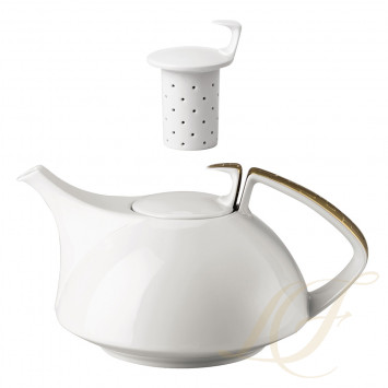 Чайник с ситечком 1,35л коллекции TAC Skin Gold бренда Rosenthal